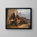 Tiroler pelgrim - Alois Schönn — ingelijst kunstwerk aan de muur