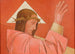van Christus met doornenkroon zegenend - Aloys Wach — weergave van het kunstwerk