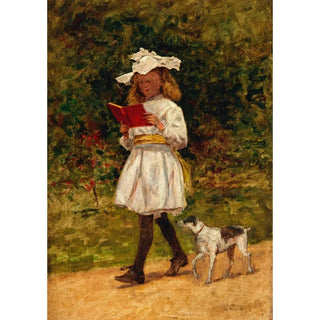 Aloysius OKelly - A Young Girl Reading.webp