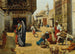 Straatscène in Caïro - Alphons Leopold Mielich — weergave van het kunstwerk