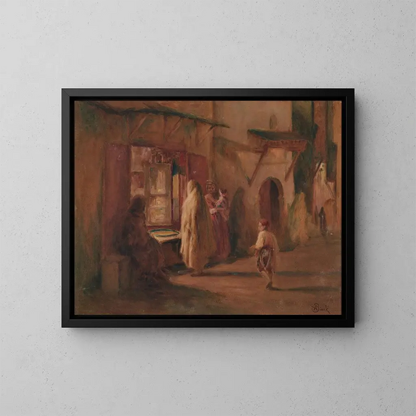 La Casbah - Alphonse Birck — framed artwork on a wall
