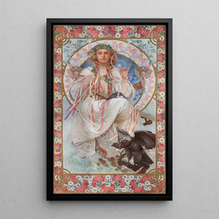 Alphonse Mucha - Portrait Of Josephine CraneBradley As Slavia.webp