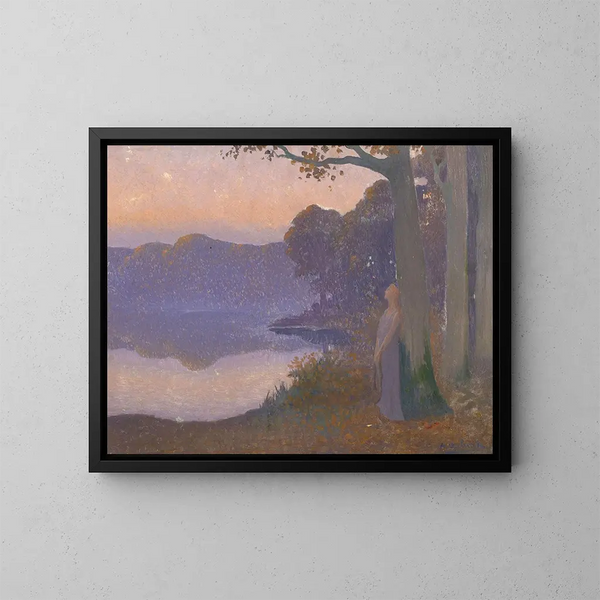 The Lake Muse - Alphonse Osbert — framed artwork on a wall