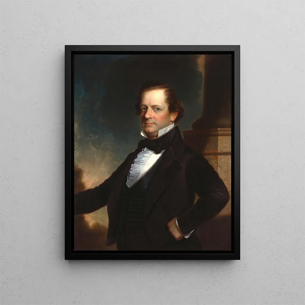 Henry N. Walker - Alvah Bradish — ingelijst kunstwerk aan de muur