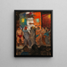 Cirque in Parijs - Alvar Cawén — ingelijst kunstwerk aan de muur