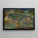 Landschap van Frankrijk - Alvar Cawén — ingelijst kunstwerk aan de muur