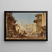 Markt in Caïro - Amadeo Preziosi — ingelijst kunstwerk aan de muur