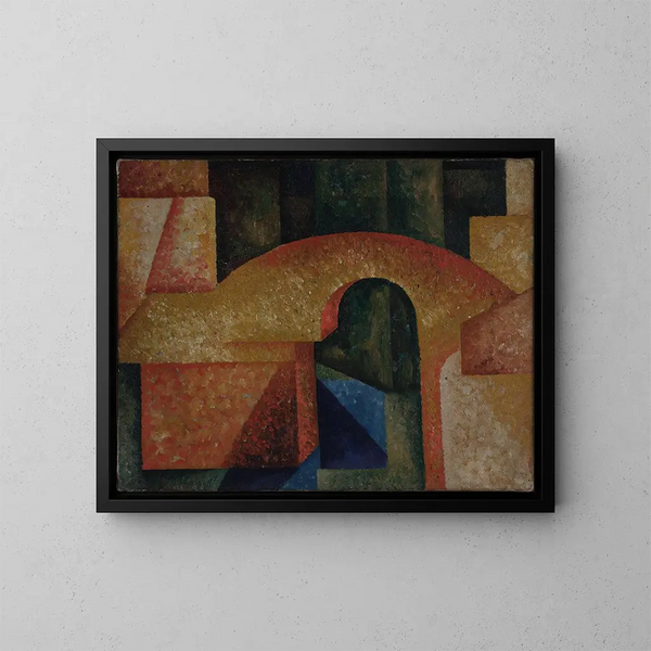 Ponte without title - Amadeo de Souza-Cardoso — framed artwork on a wall