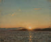 Zonsondergang bij Hvaler - Amaldus Nielsen — weergave van het kunstwerk