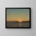 Zonsondergang bij Hvaler - Amaldus Nielsen — ingelijst kunstwerk aan de muur