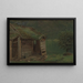 Ferme in Balestrand - Amaldus Nielsen — ingelijst kunstwerk aan de muur