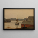 Studie van fjord - Amaldus Nielsen — ingelijst kunstwerk aan de muur