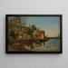 Sinds Aaviken - Amaldus Nielsen — ingelijst kunstwerk aan de muur