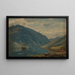 De Fjærland - Amaldus Nielsen — ingelijst kunstwerk aan de muur