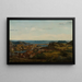 Sinds Gjertsbjerg Mandal - Amaldus Nielsen — ingelijst kunstwerk aan de muur