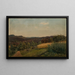 De Gjervoldstad Mandal - Amaldus Nielsen — ingelijst kunstwerk aan de muur