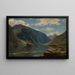 Sinds de Sognefjord - Amaldus Nielsen — ingelijst kunstwerk aan de muur