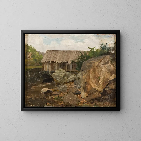 Hittère - Amaldus Nielsen — ingelijst kunstwerk aan de muur