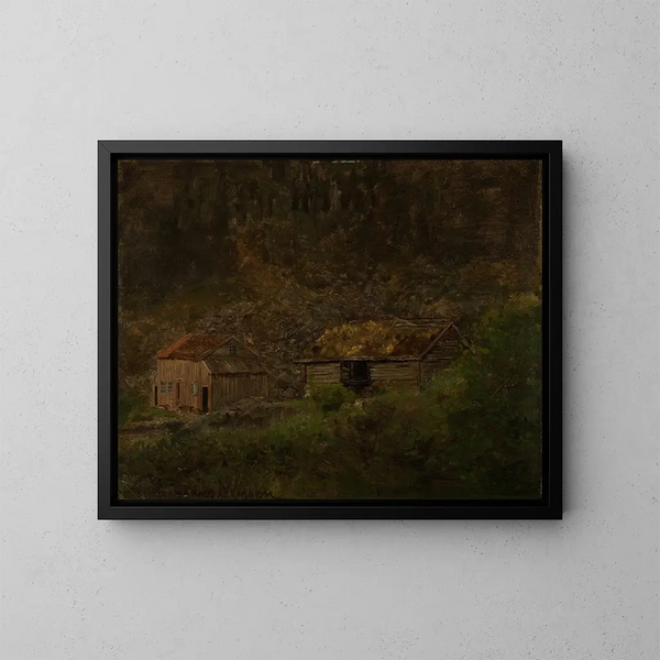 Le Mandal de Holtet - Amaldus Nielsen — ingelijst kunstwerk aan de muur
