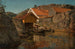 Tussen de kliffen in Ny-Hellesund - Amaldus Nielsen — weergave van het kunstwerk