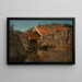 Tussen de kliffen in Ny-Hellesund - Amaldus Nielsen — ingelijst kunstwerk aan de muur