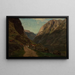 Landschap van Gudvangen - Amaldus Nielsen — ingelijst kunstwerk aan de muur