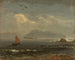 Sfeervol regenachtig schilderij van Nua Ryvingen - Amaldus Nielsen — weergave van het kunstwerk