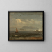 Sfeervol regenachtig schilderij van Nua Ryvingen - Amaldus Nielsen — ingelijst kunstwerk aan de muur