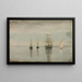 Rainy ambiance with sun, Cádiz - Amaldus Nielsen — framed artwork on a wall