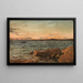 Wind van zee bij Hvalene - Amaldus Nielsen — ingelijst kunstwerk aan de muur
