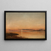 Zonsondergang in Fredrikstad - Amaldus Nielsen — ingelijst kunstwerk aan de muur