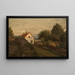 Zomeravond in Hvaler - Amaldus Nielsen — ingelijst kunstwerk aan de muur