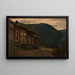 Zomeravond in Setesdal - Amaldus Nielsen — ingelijst kunstwerk aan de muur
