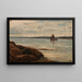 Landschap aan de kust bij Hvaler - Amaldus Nielsen — ingelijst kunstwerk aan de muur