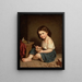 Klein ontbijt - Amalia Lindegren — ingelijst kunstwerk aan de muur
