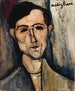Een man - Amedeo Modigliani — weergave van het kunstwerk