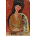 Reproductie van het schilderij Beatrice Hastings zittend - Amedeo Modigliani