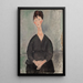 Reproductie van het schilderij Zanger van de koffie - Amedeo Modigliani