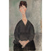 Reproductie van het schilderij Zanger van de koffie - Amedeo Modigliani