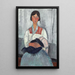 Reproductie van het schilderij Vrouwelijke zigeuner met baby - Amedeo Modigliani