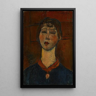Amedeo Modigliani - Portrait Of Madame Dorival.webp