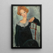 Reproductie van het schilderij Vrouw met rood haar - Amedeo Modigliani