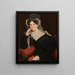 Jane Storm Teller - Ammi Phillips — framed artwork on a wall