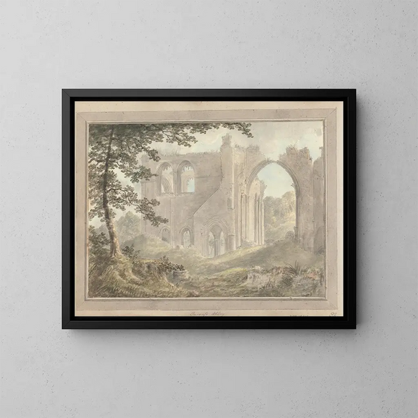 Vue's in Engeland, Schotland en Wales: Reis door Schotland, Furness Abbey - Amos Green — ingelijst kunstwerk aan de muur