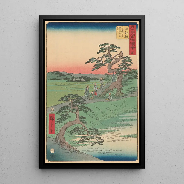Reproduction of the painting Chiriu - Andō Hiroshige
