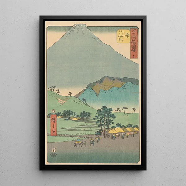Hara - Andō Hiroshige — framed artwork on a wall