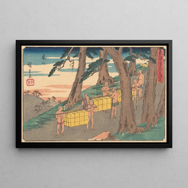 And Hiroshige - Kameyama.webp