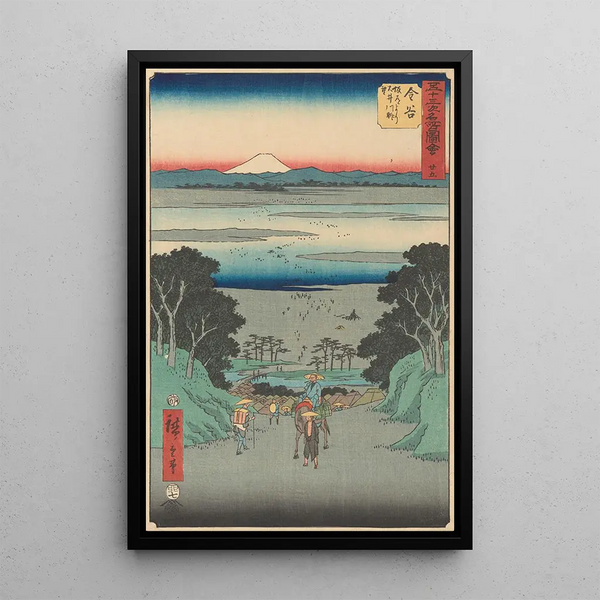 Reproduction of the painting Kanaya Painting - Andō Hiroshige