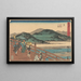 Kyoto - Andō Hiroshige — ingelijst kunstwerk aan de muur