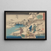 Mokuboji Uki Mont Fuji Oka Ya Han - Andō Hiroshige — ingelijst kunstwerk aan de muur